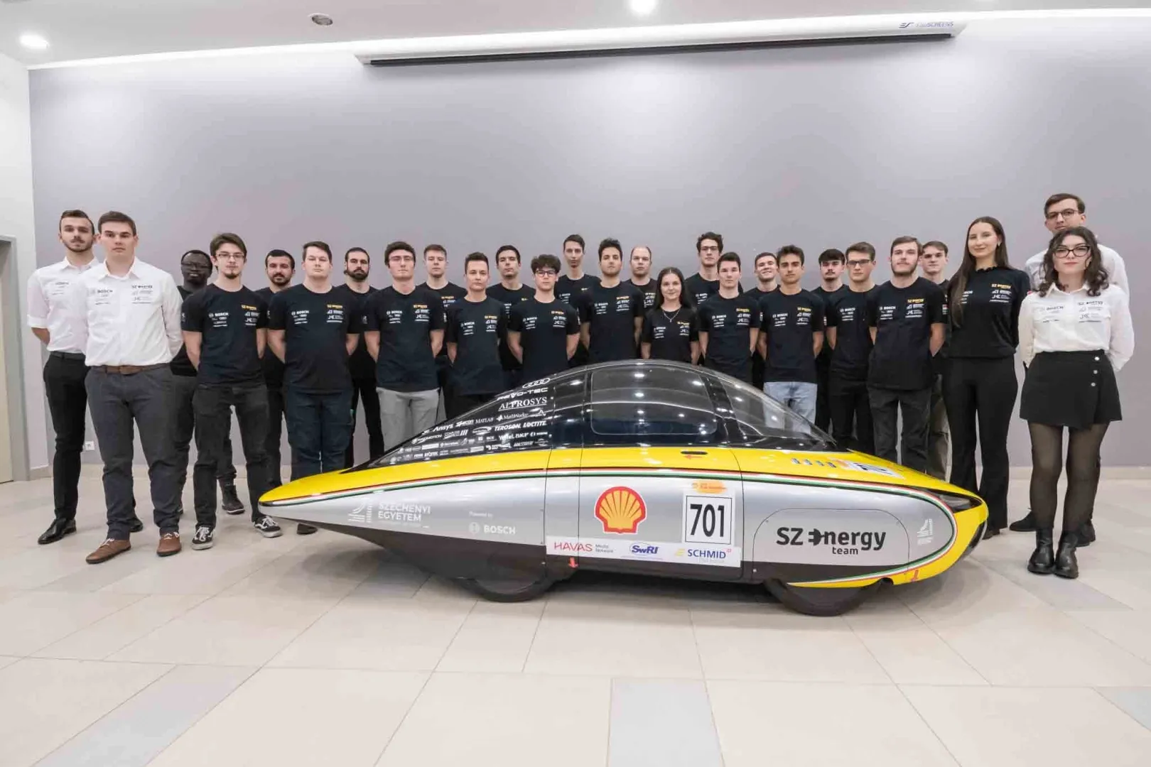 Thanks to years of persistent work, the SZEnergy Team has reached the top: for the third time in a row since 2022, the team has won the energy-efficiency race of the Shell Eco-marathon European race in the Urban Concept category, and on all three occasions with world records, winning the trophy for the self-driving car category in the last two years. The team is not resting on its laurels, however, and is constantly improving its car to defend their title next year.